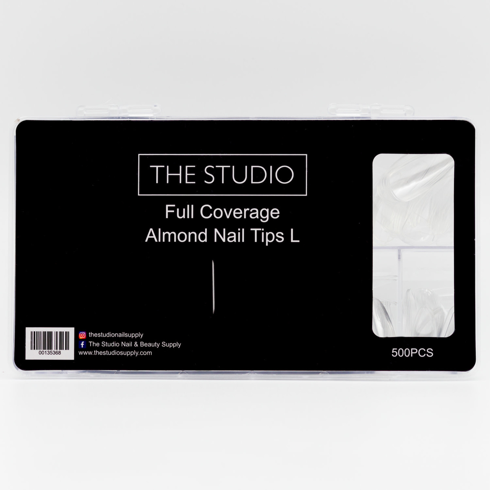 The Studio The Studio - Tip Box - Full Cover - Almond Clear -