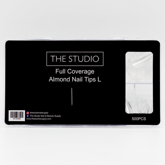The Studio - Tip Box - Full Cover - Almond Clear -