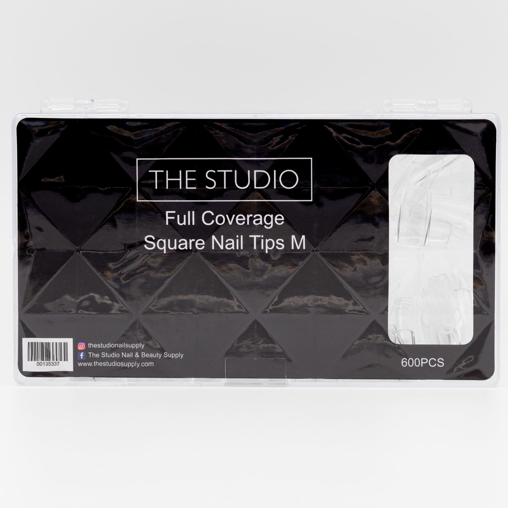 The Studio The Studio - Tip Box - Full Cover - Square Clear -