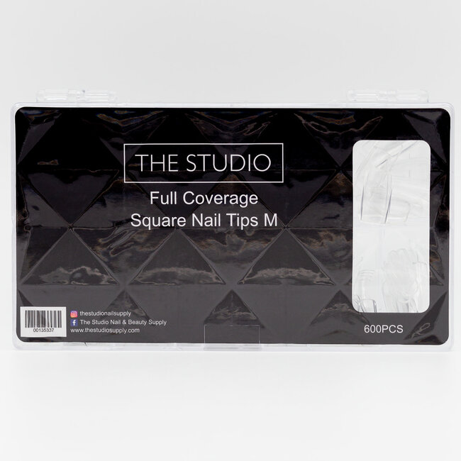 The Studio - Tip Box - Full Cover - Square Clear -