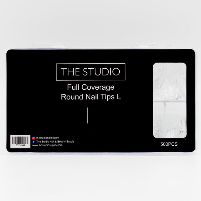The Studio - Tip Box - Full Cover - Round Clear -