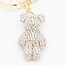 The Studio The Studio - Keychain - Rhinestone Bear -