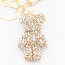 The Studio The Studio - Keychain - Rhinestone Bear -