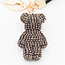 The Studio The Studio - Keychain - Rhinestone Bear -