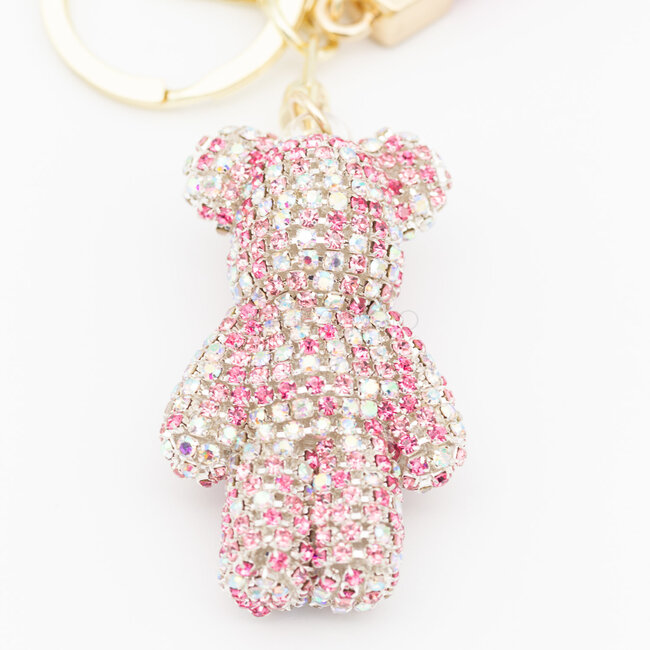 The Studio - Keychain - Rhinestone Bear -