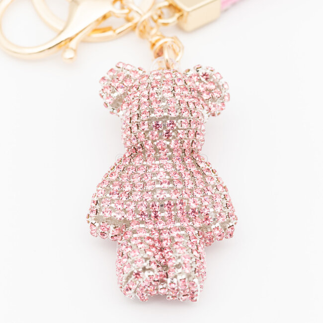 The Studio - Keychain - Rhinestone Bear -