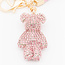 The Studio The Studio - Keychain - Rhinestone Bear -
