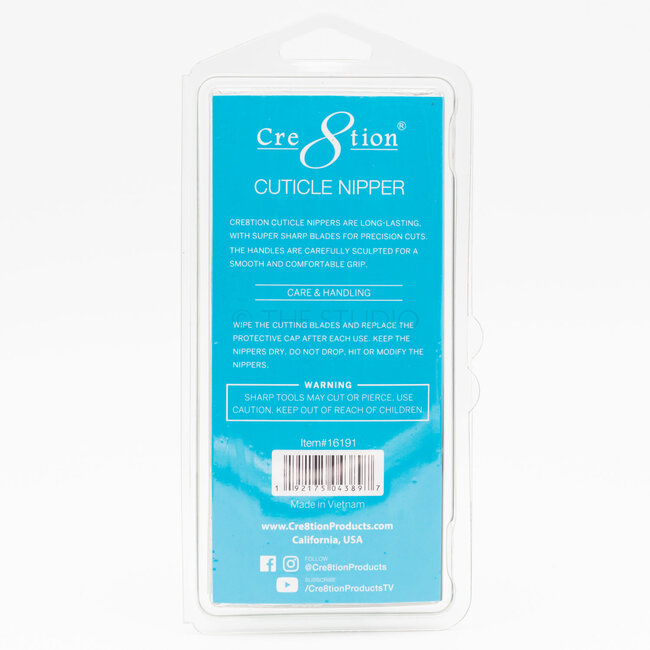 Cre8tion - Cuticle Nipper - C 555 - Gold