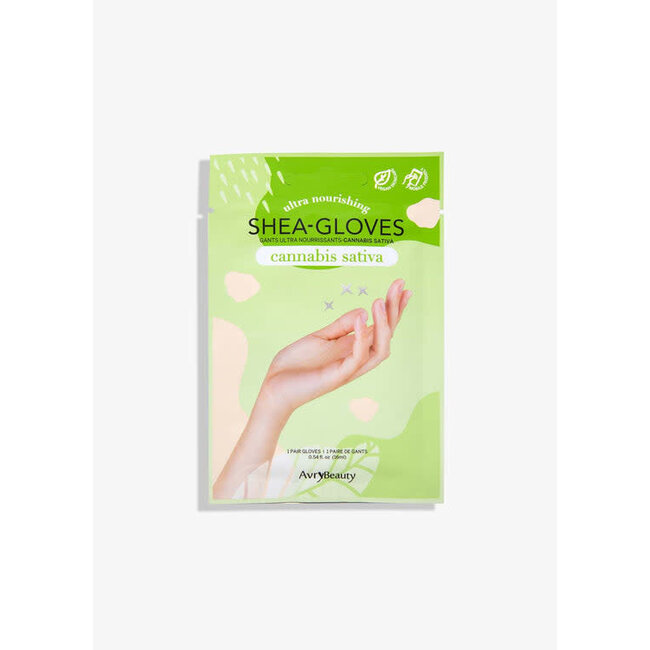 AvryBeauty - Shea Gloves - Cannabis Sativa