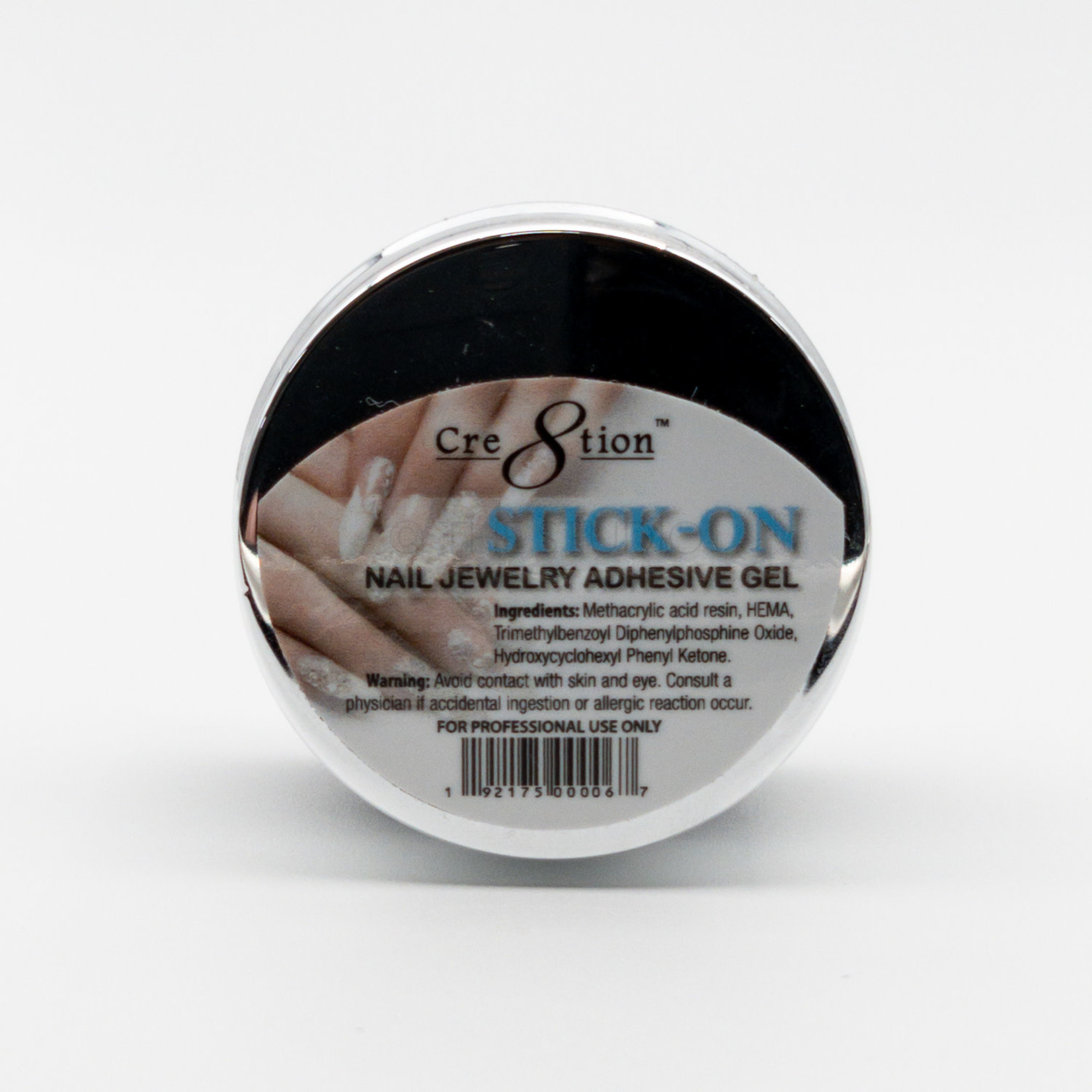 Cre8tion Cre8tion - Rhinestone Gel - Stick on glue - Nail Jewelry Adhesive  - 7.5 g - The Studio - Nail and Beauty Supply