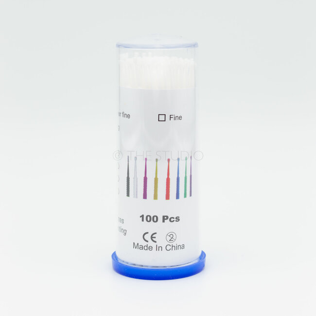 Disposable Micro Applicators - White - 100 ct