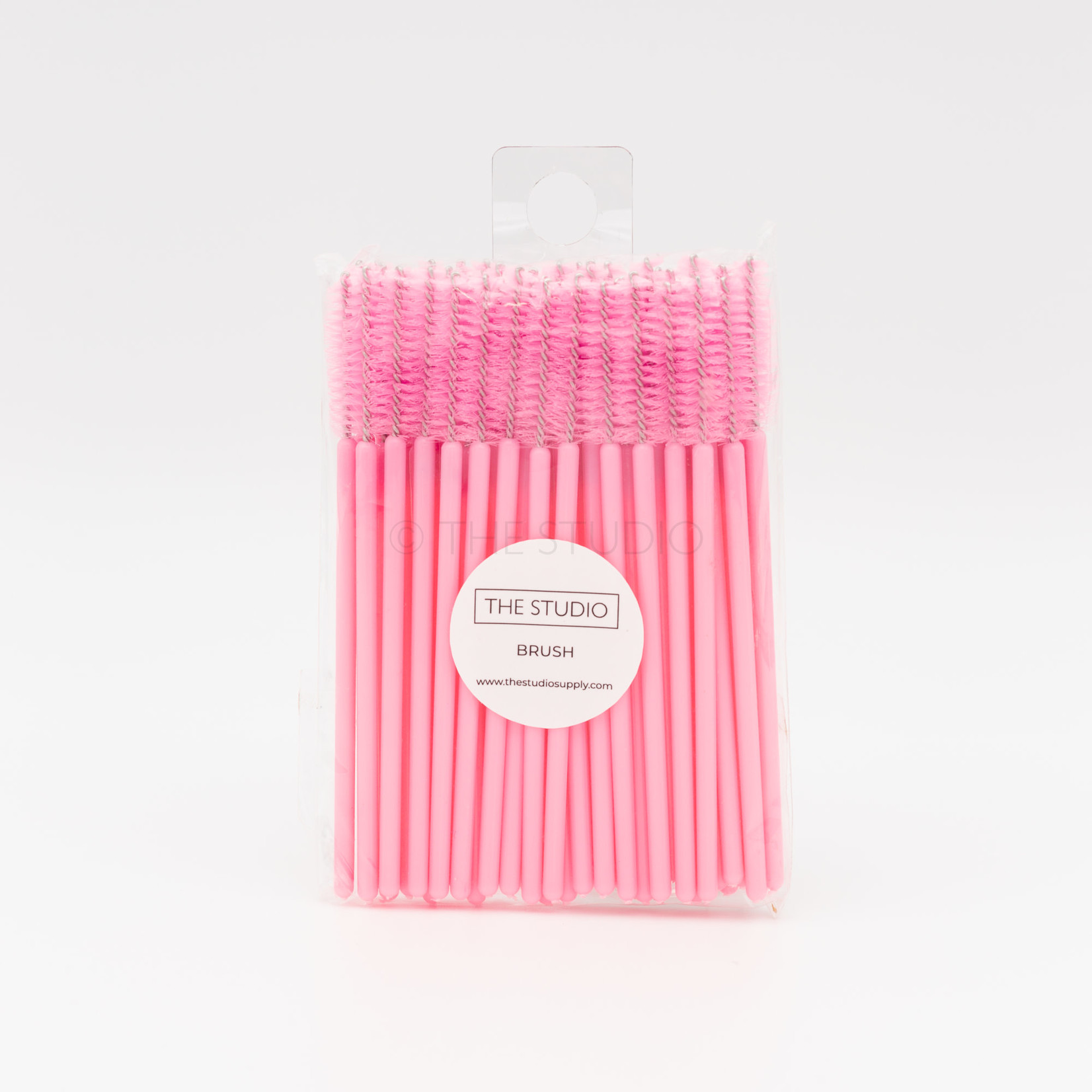 The Studio The Studio - Lash Brush Wands - Pink - 50 Ct