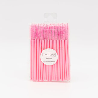 The Studio The Studio - Lash Brush Wands - Pink - 50 Ct