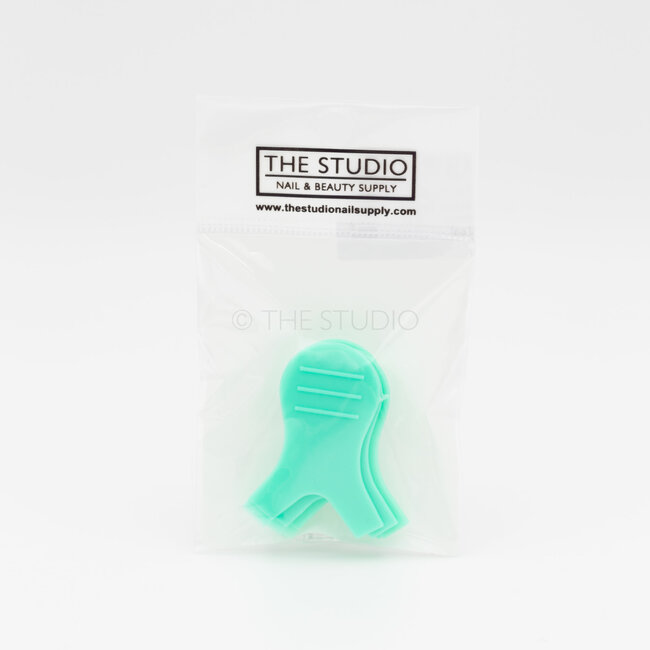 The Studio - Y Shape Eyelash Brush - 5 ct - Teal