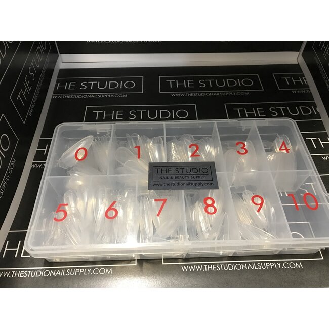 The Studio - Tip Box - Full Cover - Stiletto Clear -