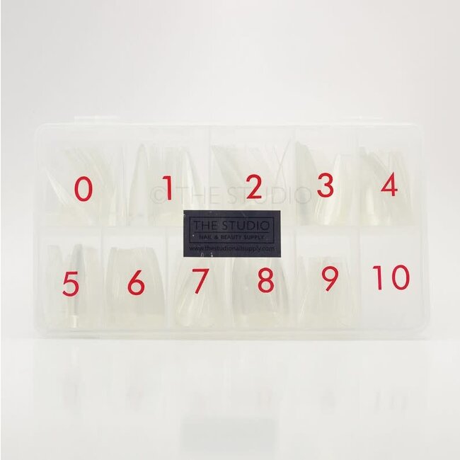 The Studio - Tip Box - Full Cover - Stiletto Clear -