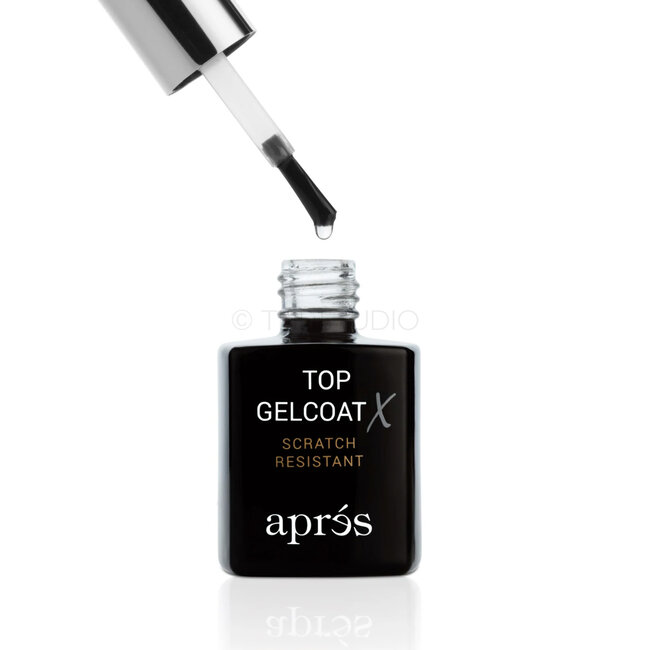 Apres - Gel - Top Coat X Scratch Resistant Rubber - 15 ml