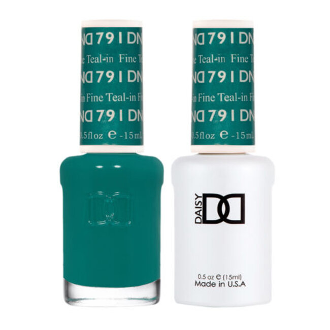 DND - 0 791 - Teal-in Fine - DUO Polish
