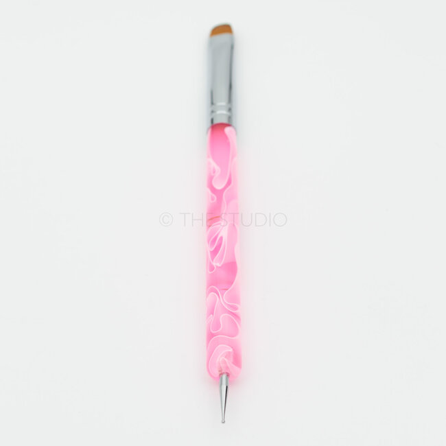 Cre8tion - French Brush w/ Dotting Tool - #10 Pink - 12125