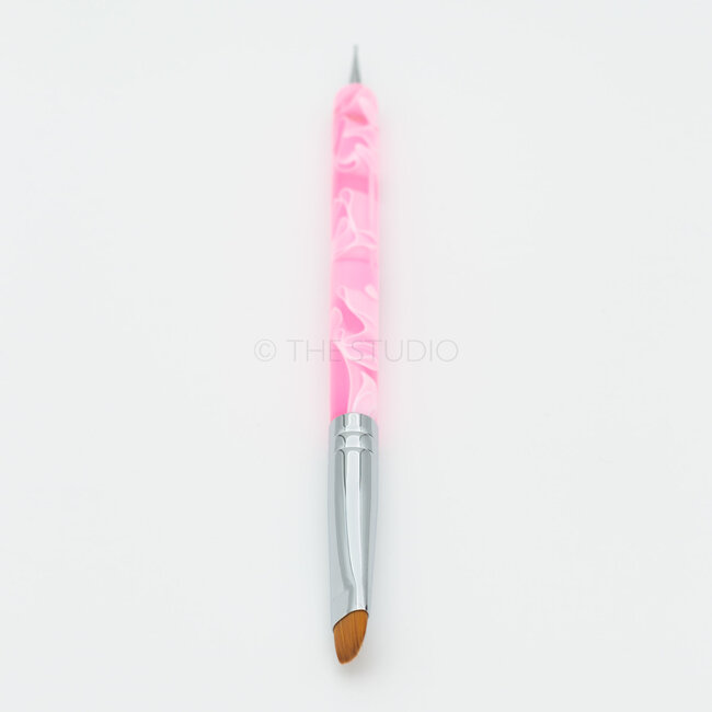 Cre8tion - French Brush w/ Dotting Tool - #10 Pink - 12125