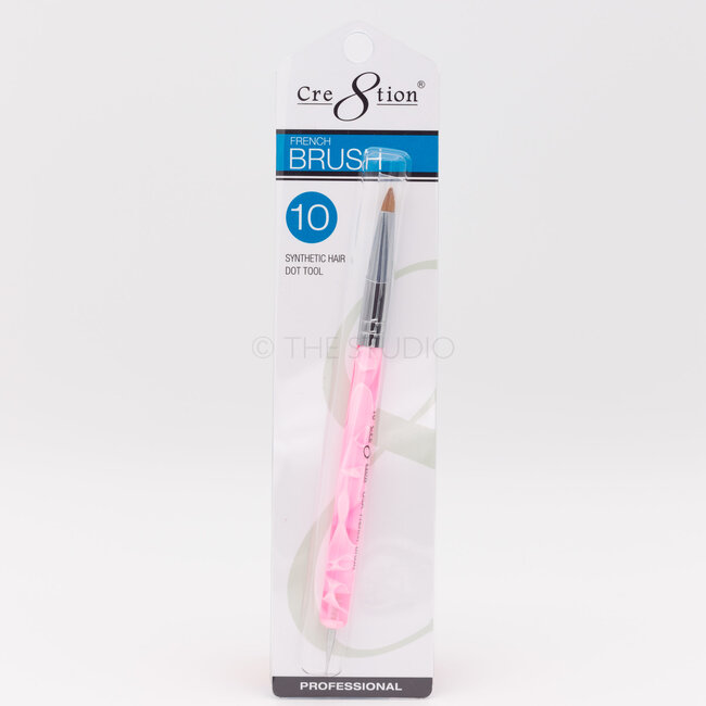 Cre8tion Cre8tion - French Brush w/ Dotting Tool - #10 Pink - 12125
