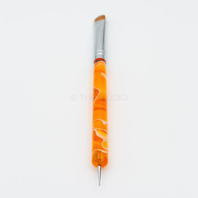 Cre8tion - French Brush w/ Dotting Tool - #12 Orange - 12126
