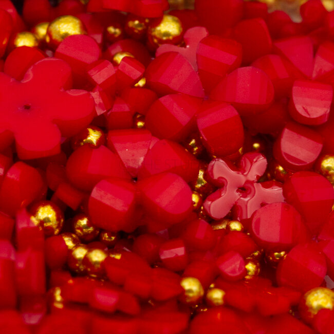 The Studio - Art Pack #344 - Assorted 3D Flower Charms - 05