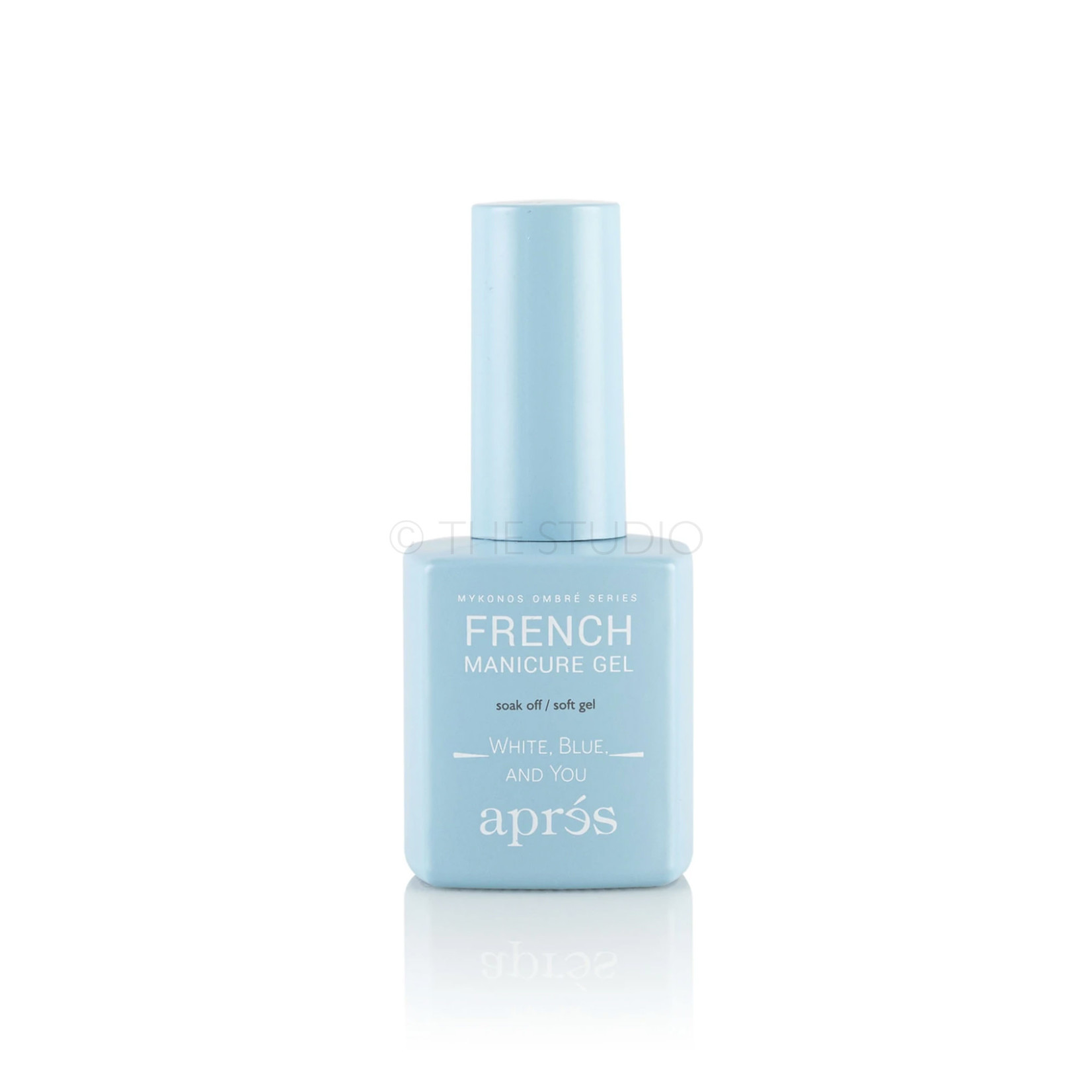 Apres Apres - French Manicure Gel - 115 White, Blue, and You - 0.5 oz