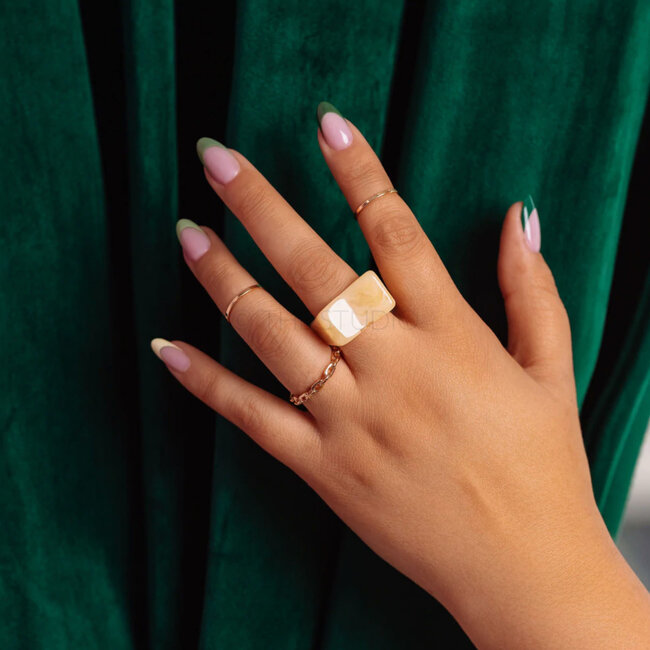 Apres - French Manicure Gel - 123 Amazonia - 0.5 oz