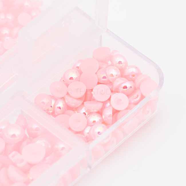The Studio - Art Pack #378 - Assorted Pink Pearls - 6 pcs