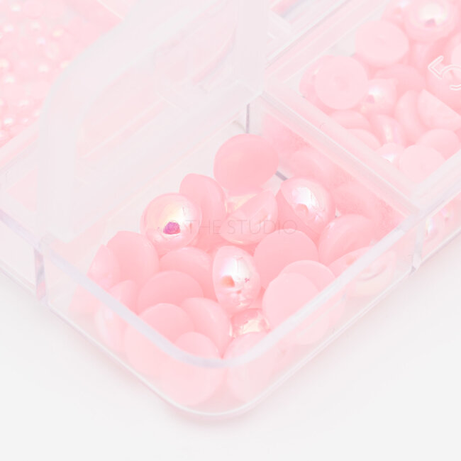 The Studio - Art Pack #378 - Assorted Pink Pearls - 6 pcs