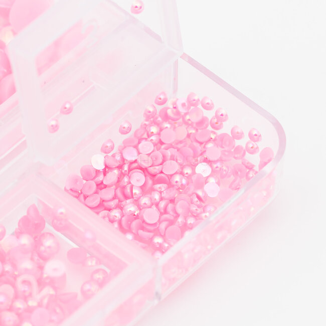 The Studio - Art Pack #379 - Assorted Hot Pink Pearls - 6 pcs