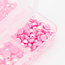 The Studio - Art Pack #379 - Assorted Hot Pink Pearls - 6 pcs
