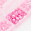 The Studio - Art Pack #379 - Assorted Hot Pink Pearls - 6 pcs