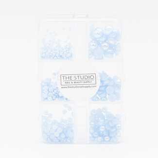 The Studio The Studio - Art Pack #369 - Assorted Baby Blue Pearls - 6 pcs