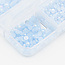 The Studio - Art Pack #369 - Assorted Baby Blue Pearls - 6 pcs