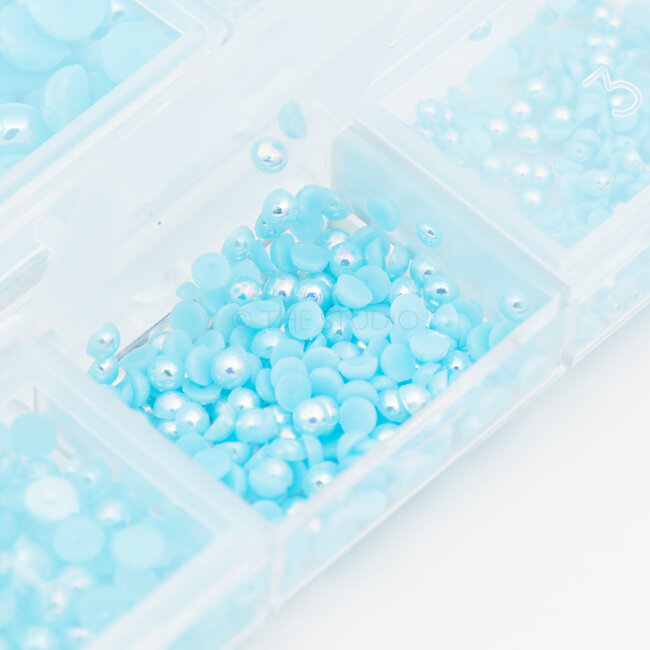 The Studio - Art Pack #380 - Assorted Turquoise Pearls - 6 pcs