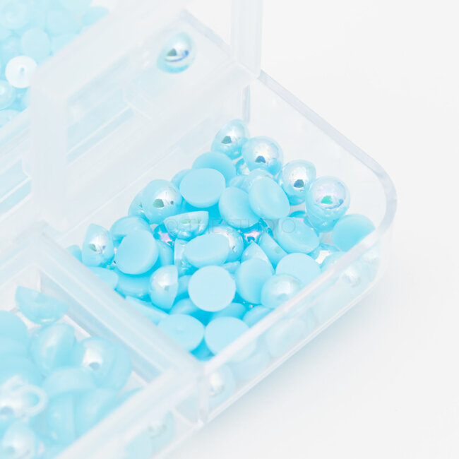 The Studio - Art Pack #380 - Assorted Turquoise Pearls - 6 pcs