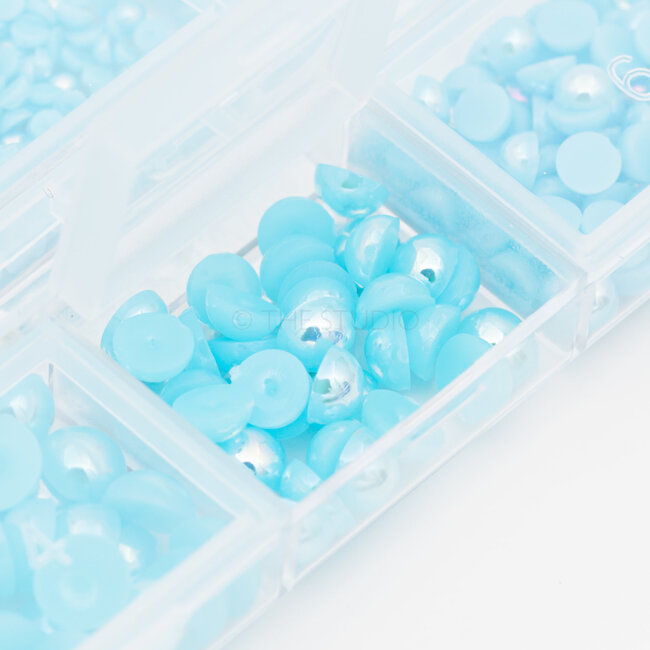 The Studio - Art Pack #380 - Assorted Turquoise Pearls - 6 pcs