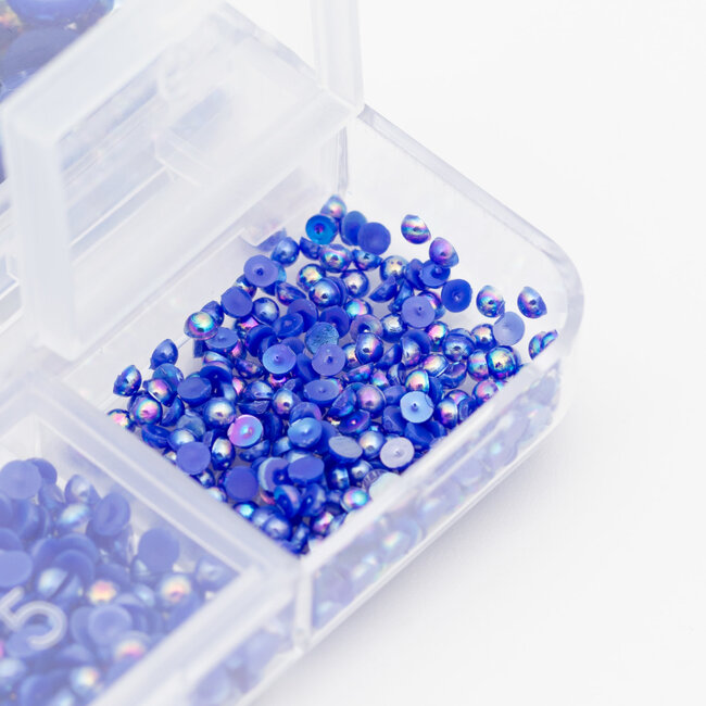 The Studio - Art Pack #370 - Assorted Royal Blue Pearls - 6 pcs