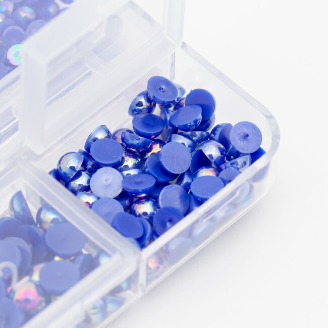 The Studio - Art Pack #370 - Assorted Royal Blue Pearls - 6 pcs