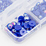 The Studio - Art Pack #370 - Assorted Royal Blue Pearls - 6 pcs
