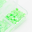 The Studio - Art Pack #381 - Assorted Neon Green Pearls - 6 pcs