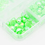 The Studio - Art Pack #381 - Assorted Neon Green Pearls - 6 pcs