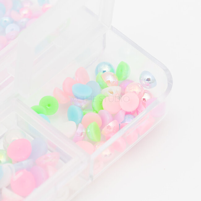 The Studio - Art Pack #388 - Assorted Pastel Pearls - 6 pcs