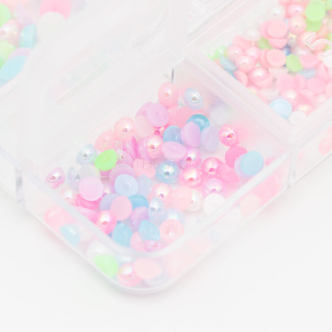 The Studio - Art Pack #388 - Assorted Pastel Pearls - 6 pcs