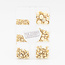 The Studio The Studio - Art Pack #371 - Assorted Gold Pearls - 6 pcs
