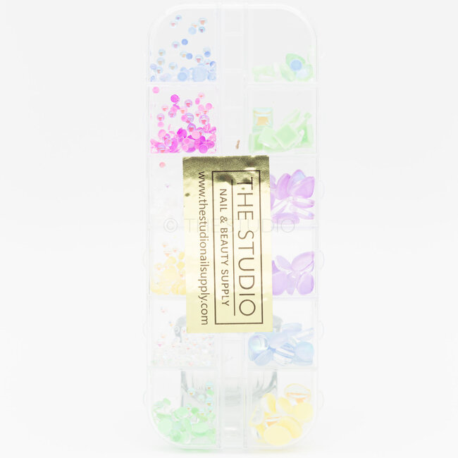 The Studio - Art Pack #341 - Assorted Pastel Rhinestones
