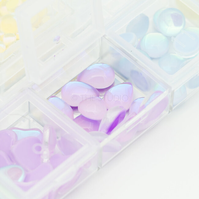 The Studio - Art Pack #341 - Assorted Pastel Rhinestones