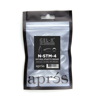 Apres Apres - Refill Bags - Natural - Stiletto Medium - #4